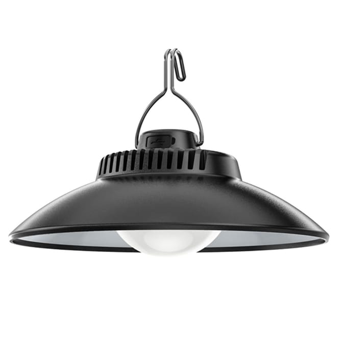 LED draagbare campinglamp Typc-C oplaadbare IPX4 waterdichte hangende tentlamp Type A gray