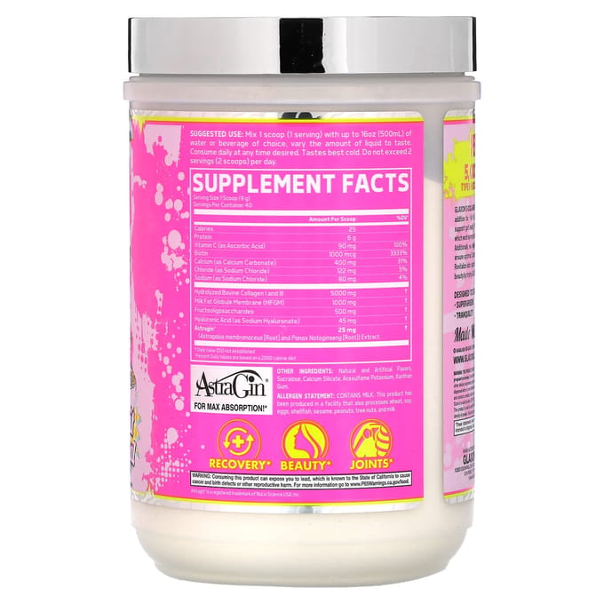 Glaxon, Collagène, Céréales aux fruits, 12,7 oz (360g)