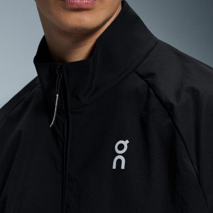 All-Day Logo Half-Zip Waterdicht Jack Heren Jassen Zwart 1ME30400553 M black