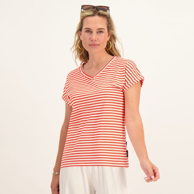 Je m'appelle Dames T-shirt Met stretch - Wit - Maat S