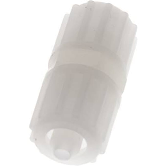 12x6mm Pvdf Rechte Knelfitting 10bar Kunststof en Polyamide