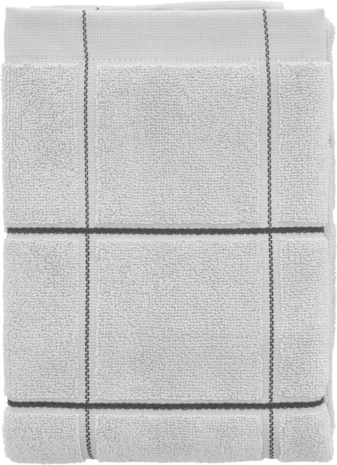 Södahl organic Vista Handdoek 50 x 100 cm Cloud Grey