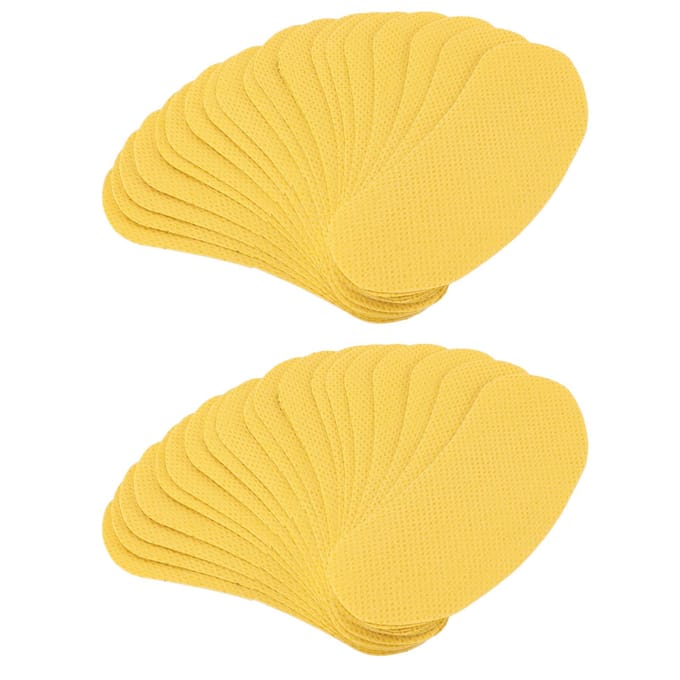 40 stuks Geur Eliminerende Schoenstickers Schoen Geurverwijderaar Langdurige Frisheid Geur Eliminerend yellow
