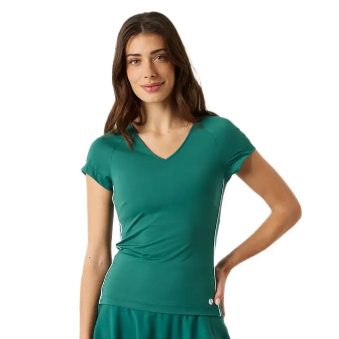 Björn Borg Ace V-neck Shirt Dames - Maat M