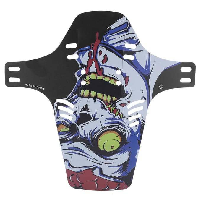 Enlee Garde-boue de VTT Vélo Pliant Garde-boue de Fourche Avant Vélo de Descente Garde-boue Type B white