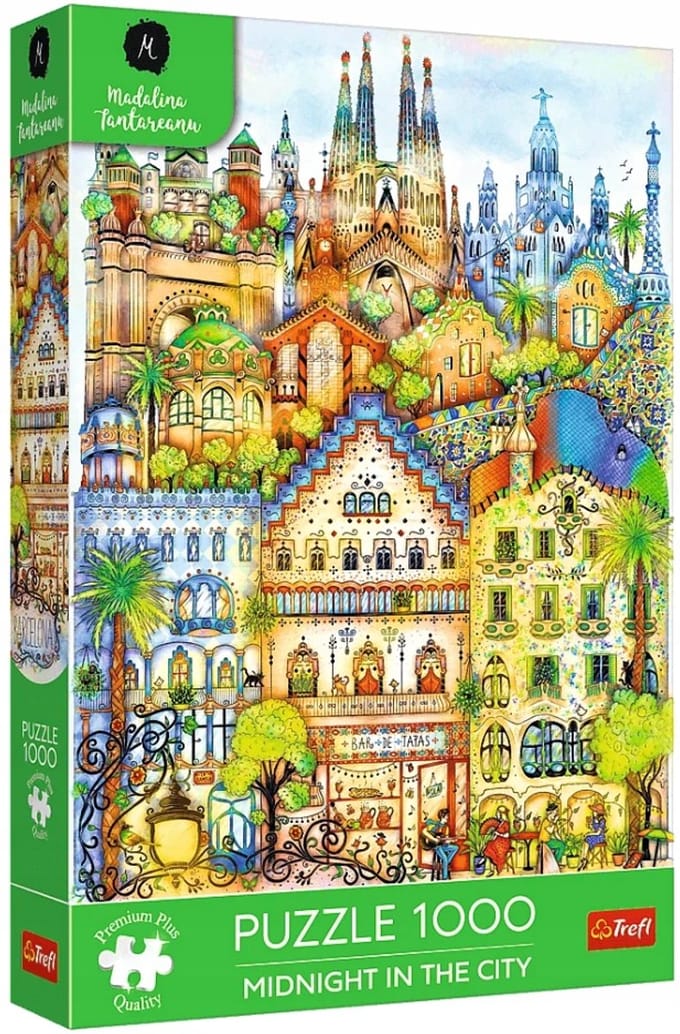Trefl Puzzel Barcelona 's Nachts 1000 Stukjes