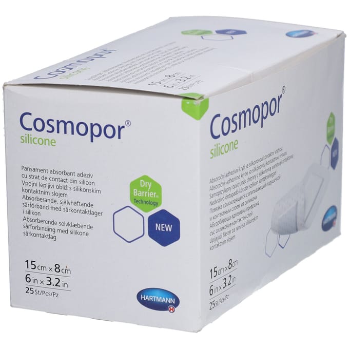 Hartmann Cosmopor® Silicone 15 x 8 cm 901103 25 Overige