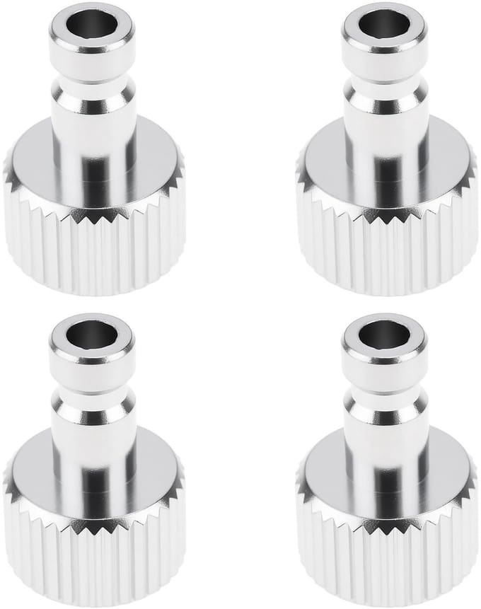 Dailygoods - 4 Stuks Airbrush Quick Release Plug 1/8"