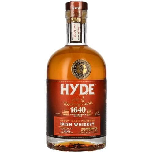 Hyde Whiskey Hyde No.8 HERITAGE CASK 1640 Irish Whiskey Stout Cask Finish 43% Vol. 0,7l