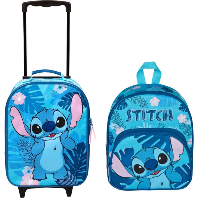 Lilo & Stitch reisset; trolley en rugzak
