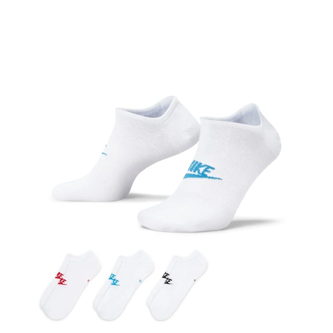 Nike Sportswear Everyday Essential No-Show Sokken (3-pack)