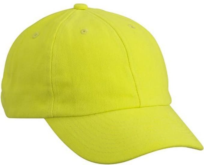 Myrtle Beach Volwassenen Unisex 6 Panel Raver Cap (Zuurgeel)