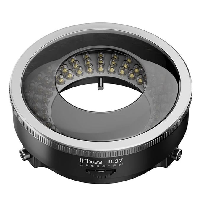 iFixes iL37 microscoop gepolariseerd optisch systeem LED-verlichtende ringverlichting 96 stuks LED-lichtkralen veelkleurig