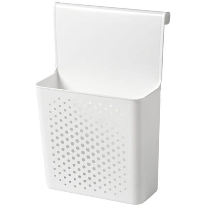 Keukenkastdeur Organizer Plastic Ponsvrij Kastdeur Hangrek voor Kruiden white