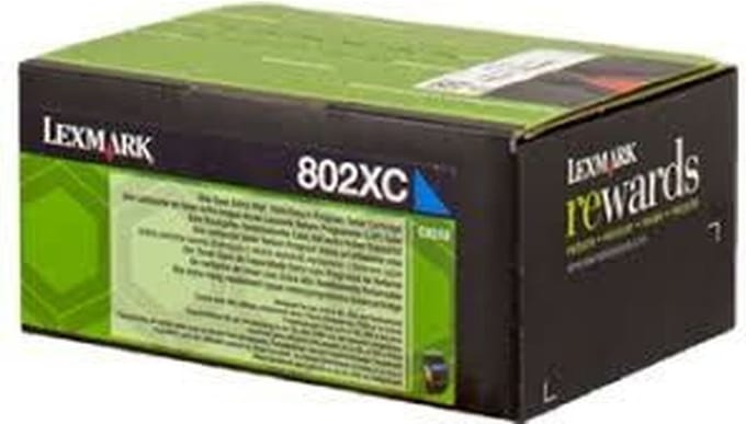 Lexmark 80C2XC0 (802XC) Toner Cyaan Extra hoge capaciteit