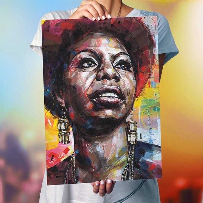 Nina Simone poster 50x70 cm