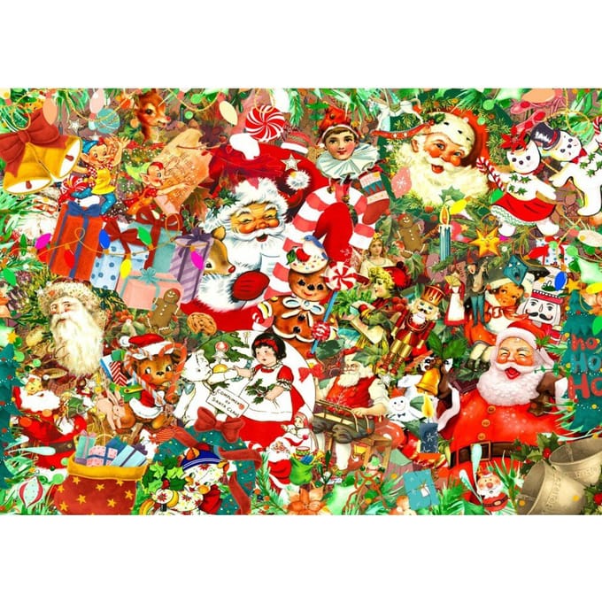 Geniet Puzzel 1000 Stukjes: Kerstherinneringen