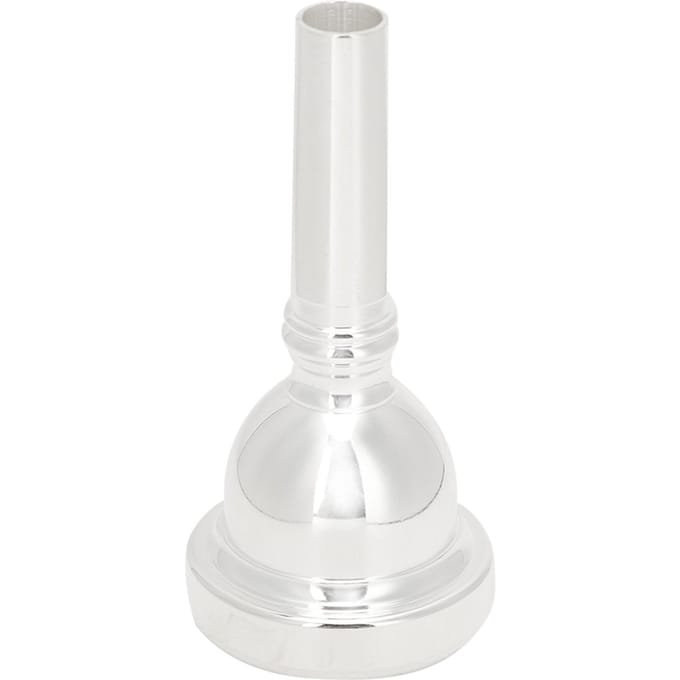Embouchure de trombone alto 12C en laiton plaqué argent, accessoires pour instruments de musique white