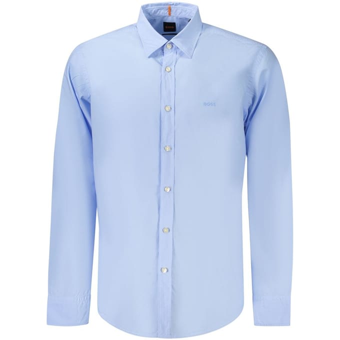 Hugo Boss Azzurro Katoenen Heren Shirt
