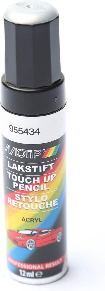 Motip 955434 - Auto lakstift - Zilver Metallic - 12 ml