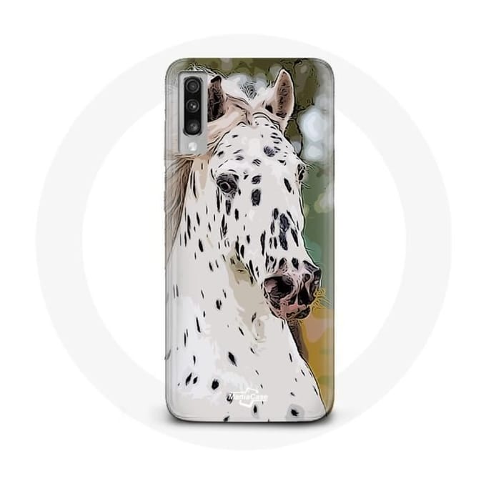 Hoesje voor Samsung Galaxy A70 Appaloosa Wit Paard