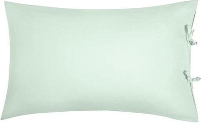 Luxe Linnen kussensloop salie groen 50 x70  hotelkwaliteit mint