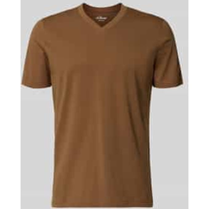regular fit T-shirt van puur katoen