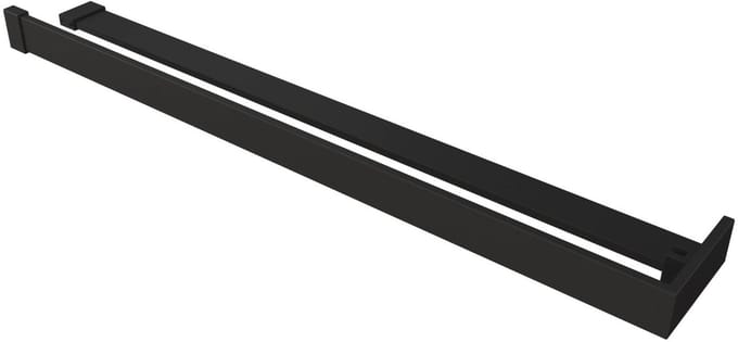 Saqu Modulo handdoekhouder met planchet voor douchewand 120cm Zwart