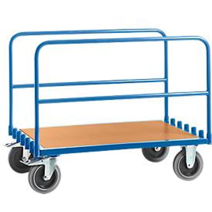 Plateauwagens met 2 buisbeugels, L 1000 x B 700 mm