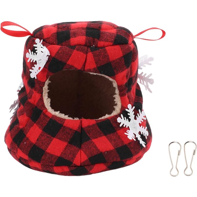 Nid d'oiseau chaud d'hiver doux confortable portable nid suspendu pour hamster pour oiseaux perroquets