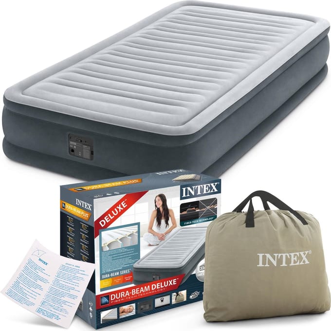 Intex Comfort Plush Luchtbed - 1-persoons - 191x99x33 cm