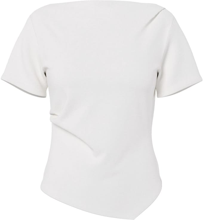 Pieces T-shirt PCSIRENE GEDRAPEERD