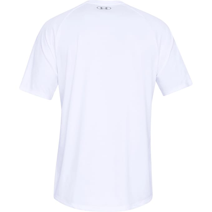 Under Armour Heren-Tech T-Shirt (Wit/Grijs)