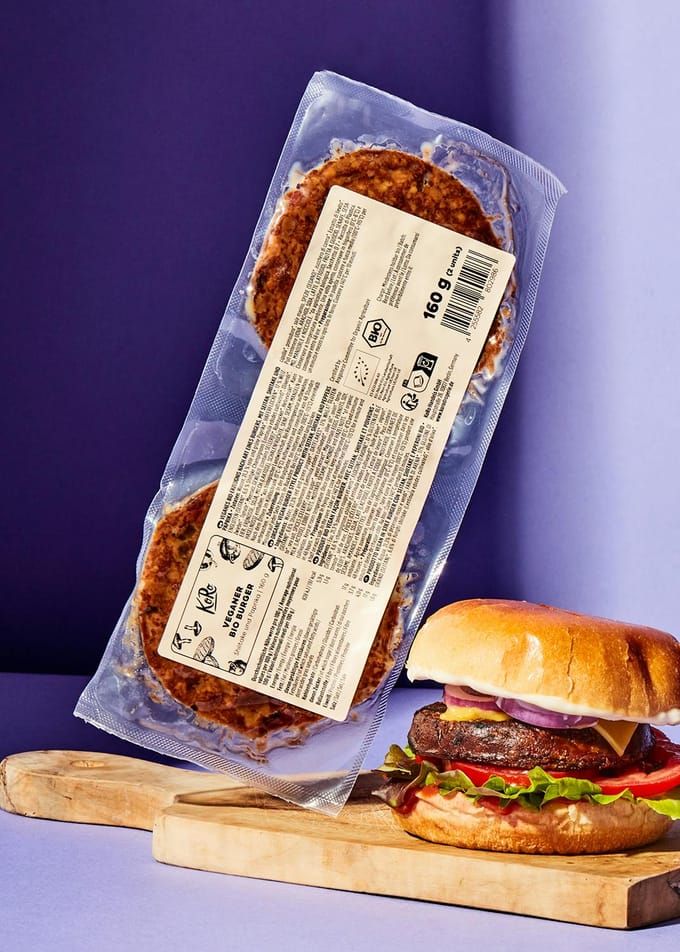 Bio vegan shiitake-paprikaburger 160 g