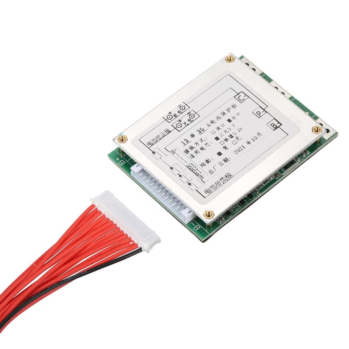 13S 35A 48V Beschermingsbord Lithiumbatterijen BMS/PCB/PCM-bord Balans Geïntegreerde Circuits-bord veelkleurig