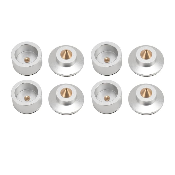 4 Stuks Luidspreker Isolatie Voetjes Pad Aluminiumlegering Schokdemper Luidspreker Spike Pad voor Subwoofer