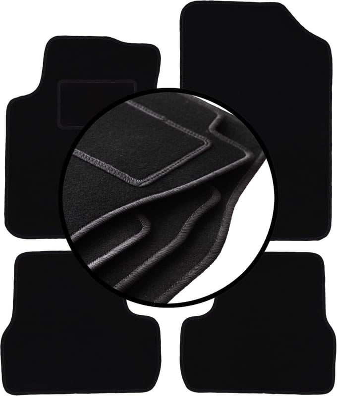 Complete set veloursmatten voor: Citroen C3 I hatchback (2002-2009)