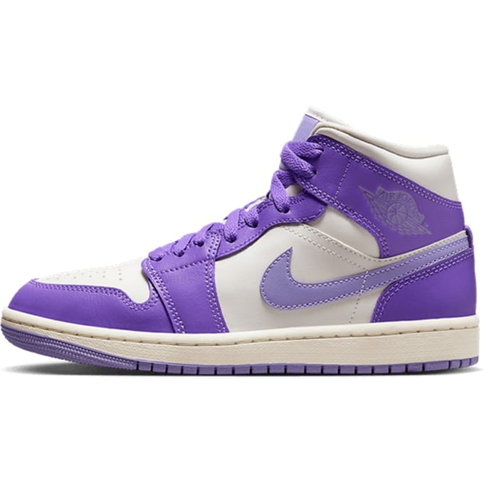 Jordan 1 Mid Action Grape (Women's) - Maat 35.5