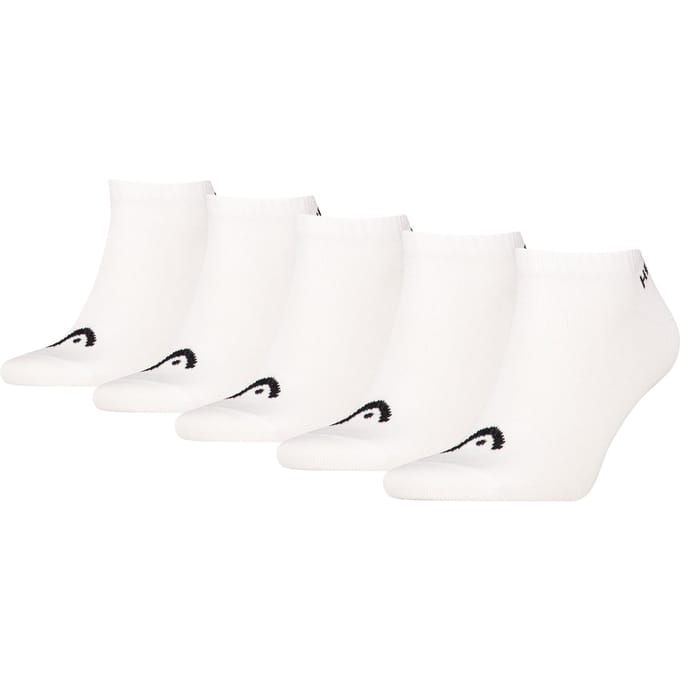 HEAD unisex 5P sneakersokken elements wit