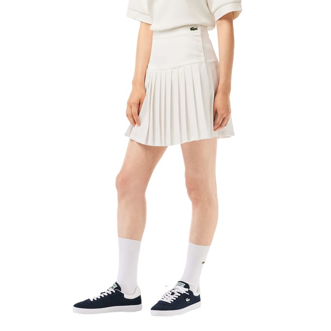 Lacoste Dames/Dames Gebreide Tennisrok (Wit)