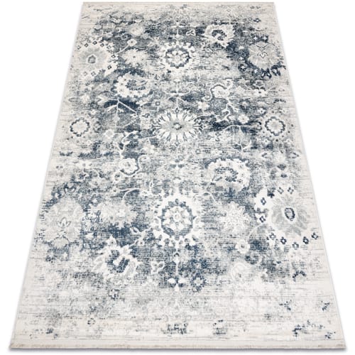 Kleden Rugsx DISTIN 0822A marineblauw / blauw / wit 80x150 cm
