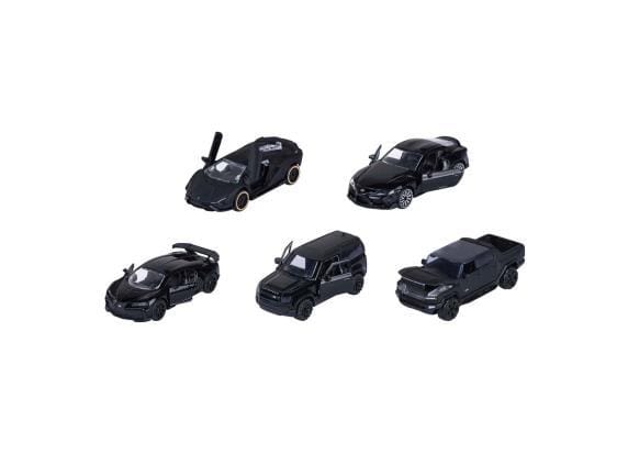 MAJORETTE - Giftpack - Black Edition 5 stuks Giftpack - Verzamelobjecten