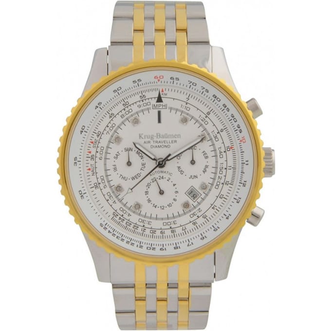Krug Ba&uuml;men&nbsp;Air Traveller Diamond Automatic 46mm&nbsp;600801DSA