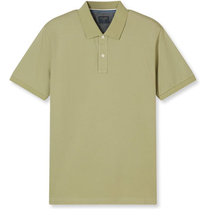 OLYMP Polo Casual - modern fit polo - limoen groen