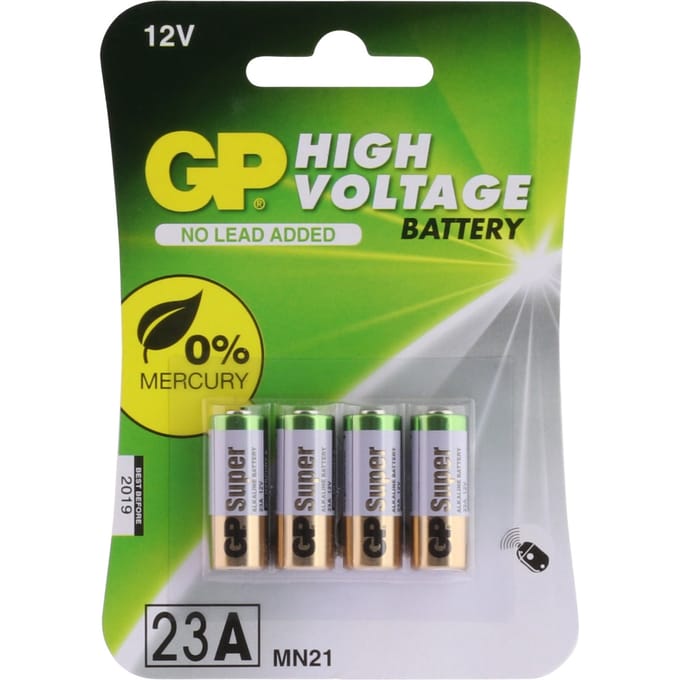 GP (MS21 / MN21) Rondcel Batterijen (4-pack) - Hoogspanning Alkaline