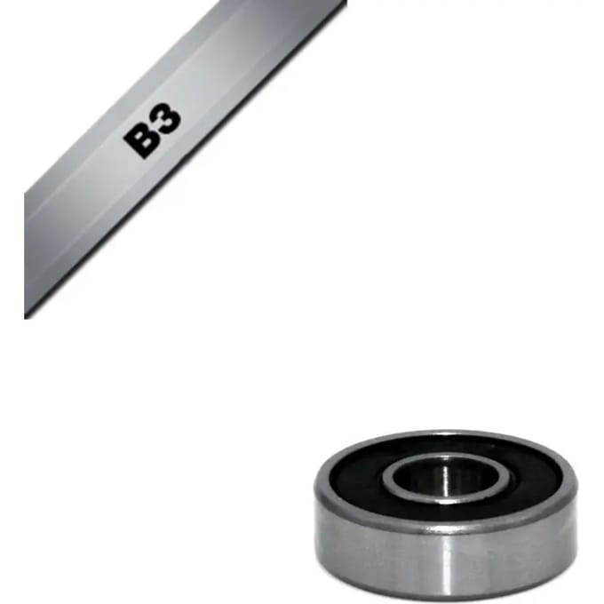 Lager Black Bearing B3 - 607-2RS - 7 x 19 x 6 mm