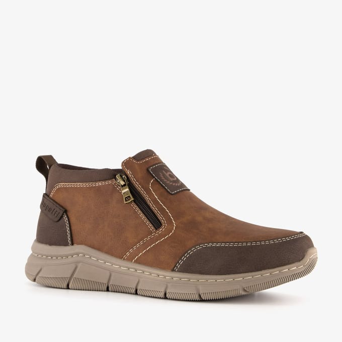 Bugatti hoge heren sneakers cognac - Maat 40