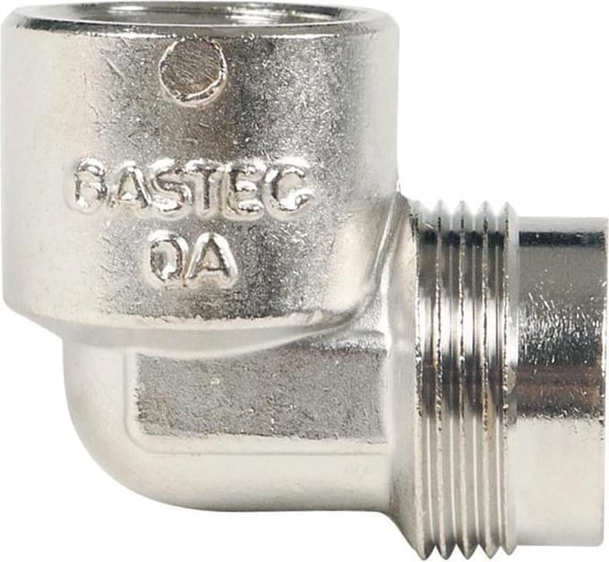 Scanpart comfooraansluiting voor gasslang - Geschikt voor gasfornuis - Haaks - 1/2" - NL