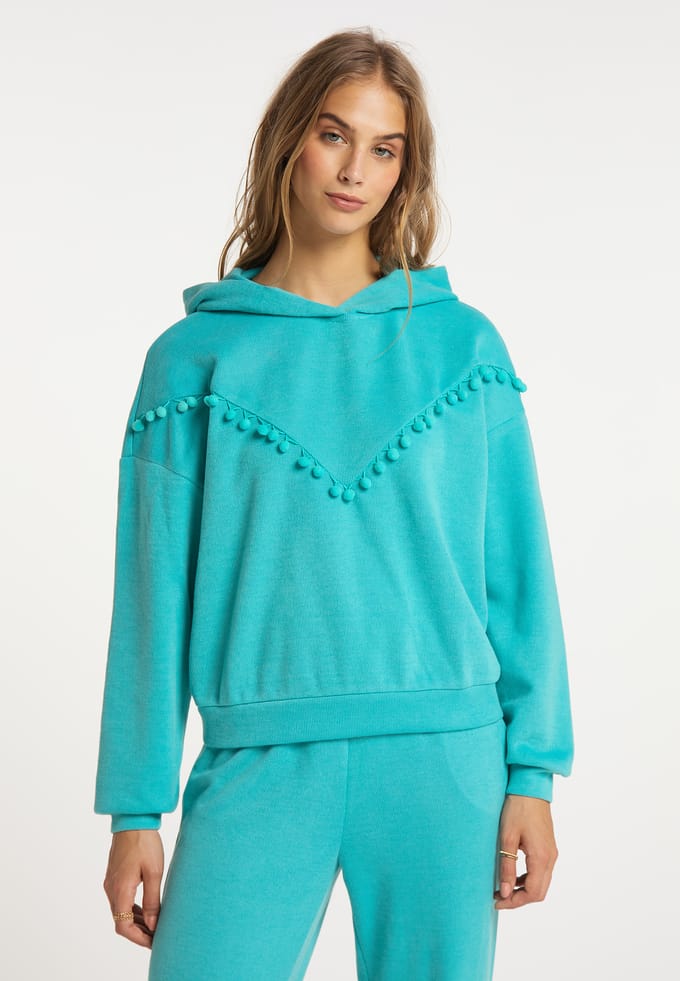 IZIA sweatshirt met capuchon eyota