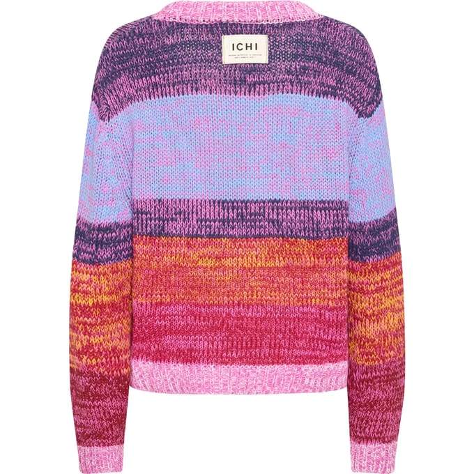 Gebreide pullover met ronde hals model 'ALINEA'